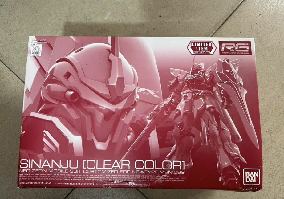 RG 1/144 Sinanju [Clear Color]