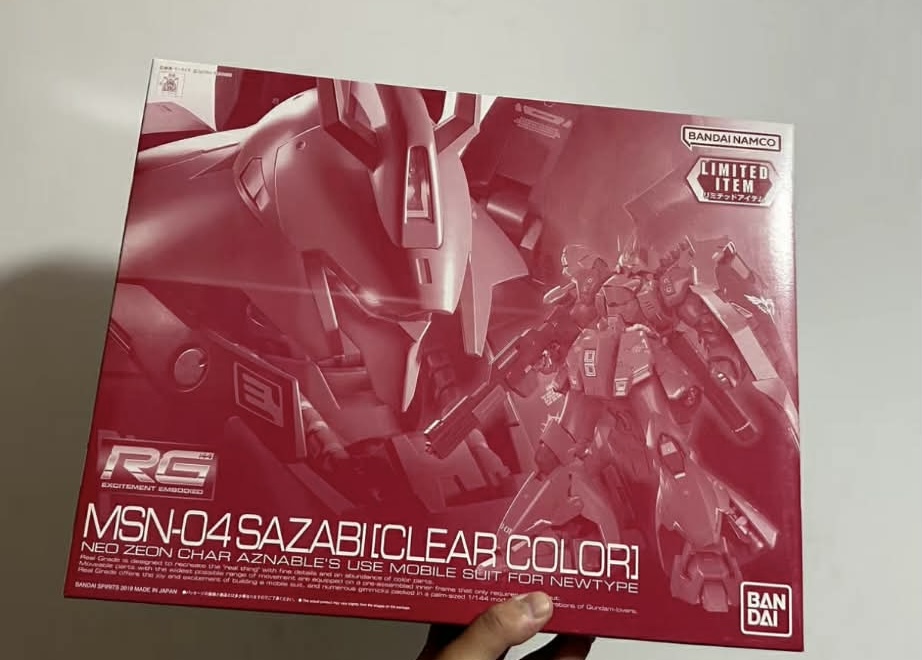RG 1/144 MSN-04 Sazabi [Clear Color]