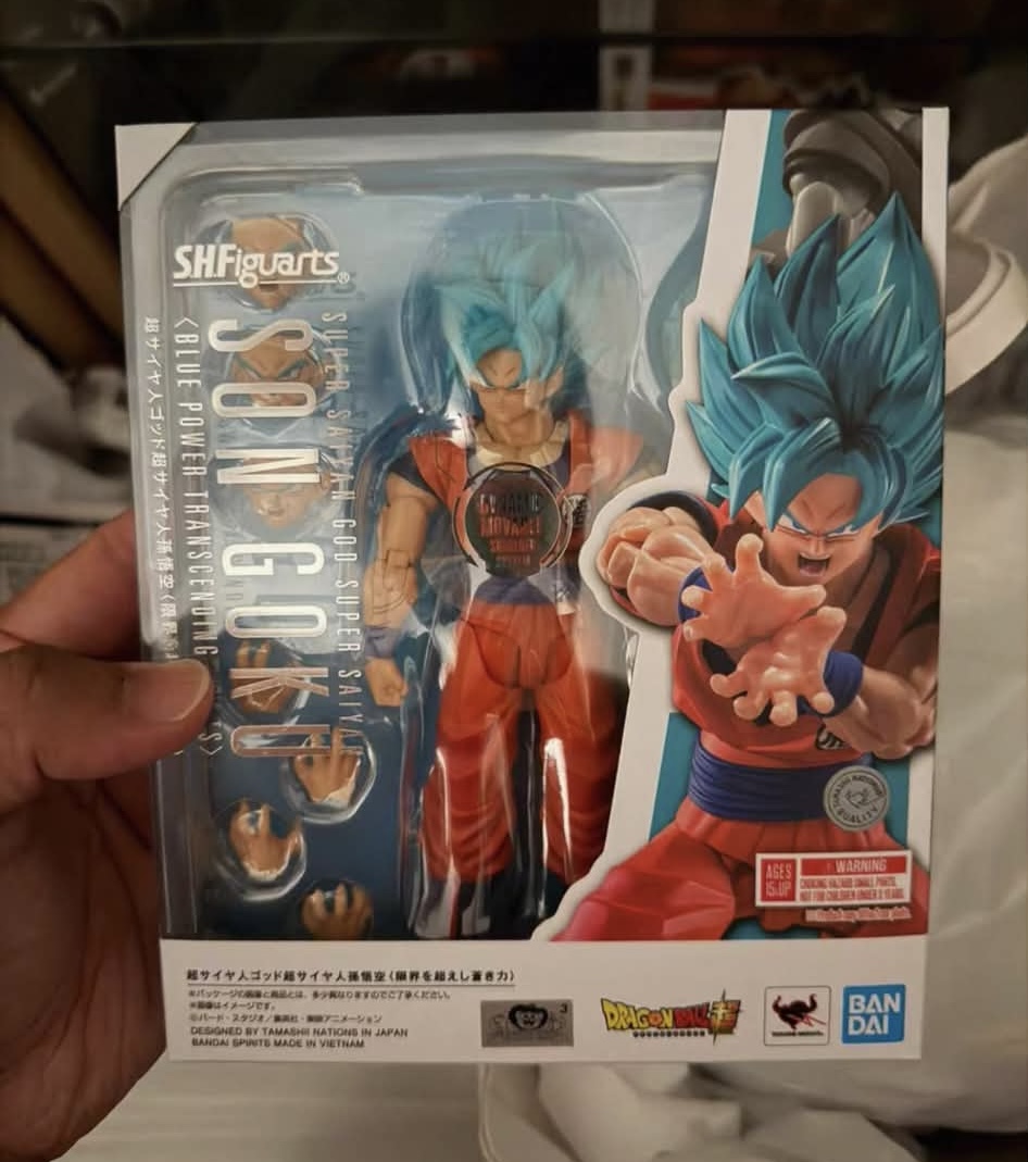 S.H.Figuarts Super Saiyan God Super Saiyan Son Goku (Blue Power Transcending Limits)